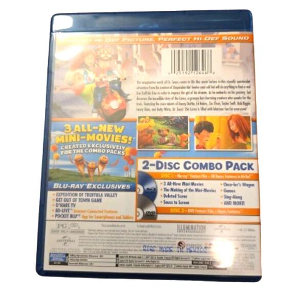 The Lorax Blu-ray + DVD – Dr. Seuss Family Classic - Picture 2 of 4